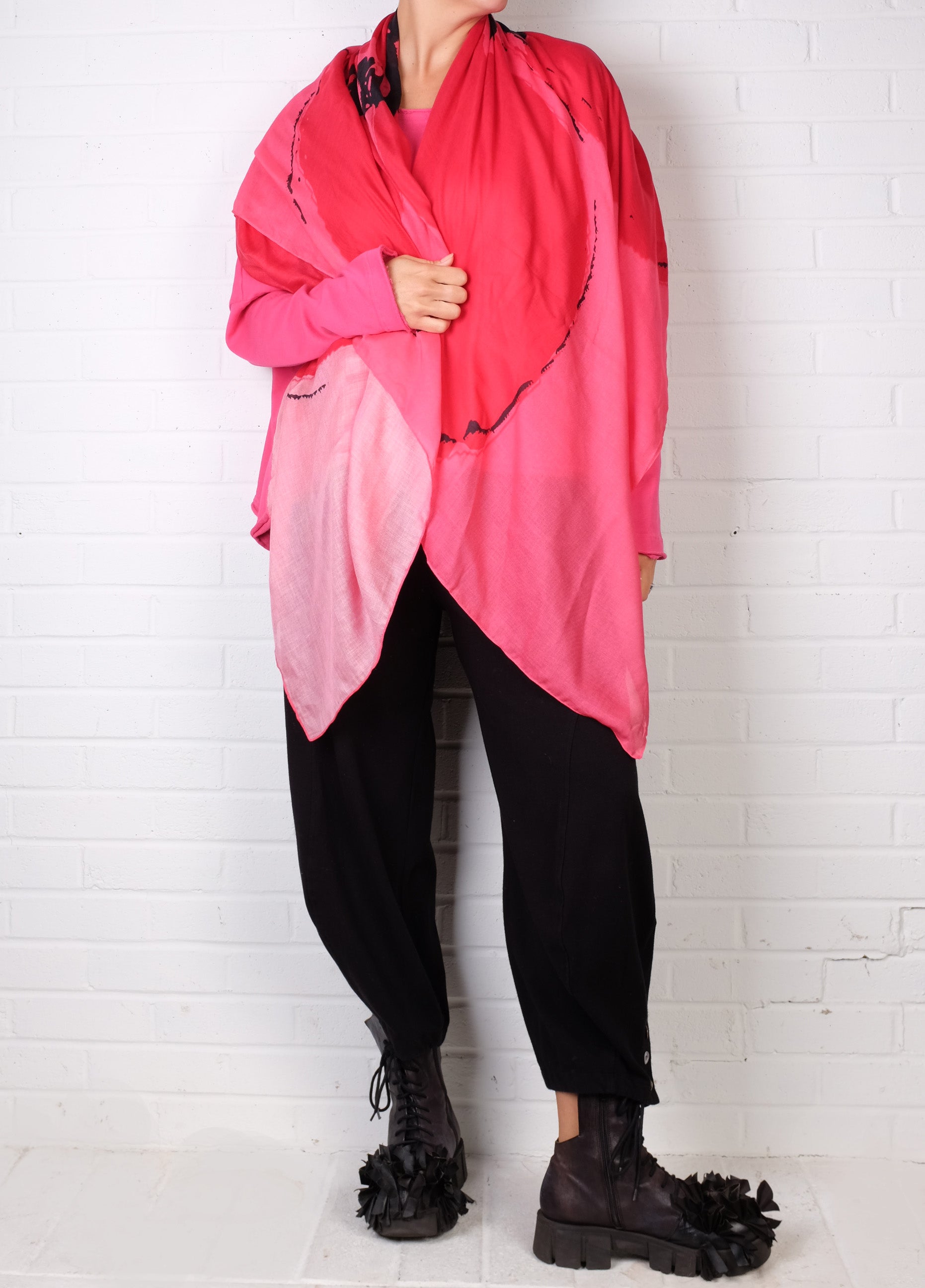 Rundholz Black Label Lotus Print Scarf