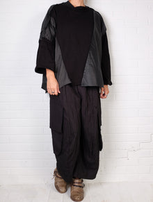  Papucei Black Patchwork Top