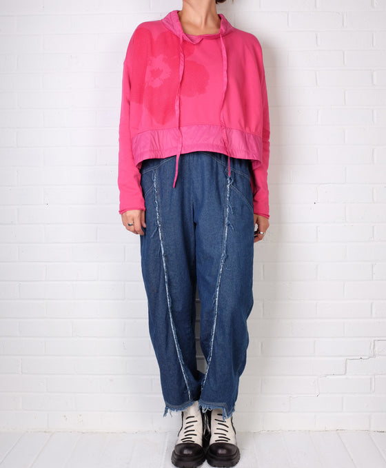Rundholz Black Label Sweatshirt in Lotus Rose Flock
