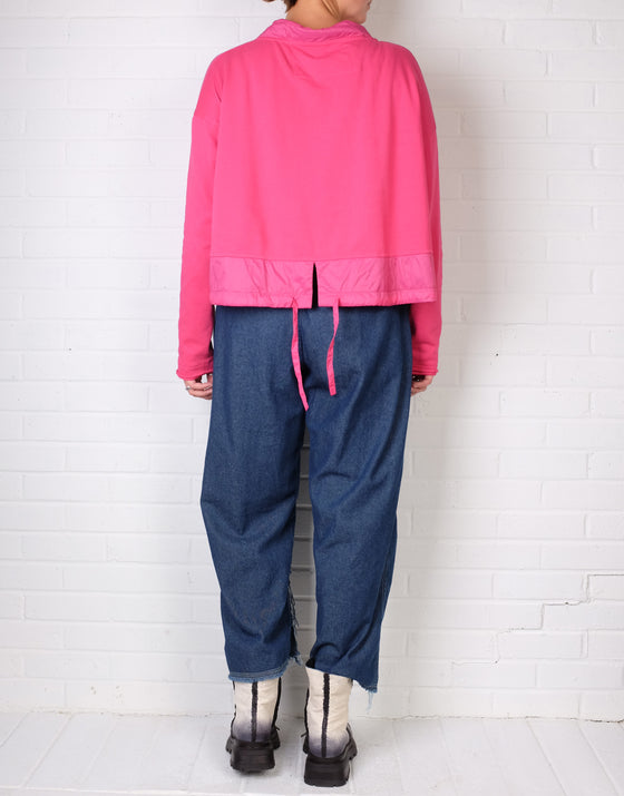 Rundholz Black Label Sweatshirt in Lotus Rose Flock