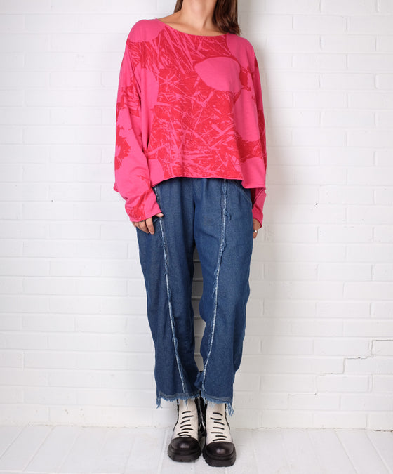 Rundholz Black Label Rose Print LS Tee