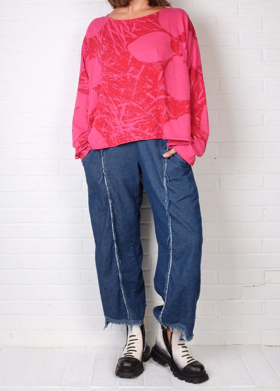 Rundholz Black Label Rose Print LS Tee
