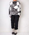 Rundholz Black Label Black and White Print LS Tee