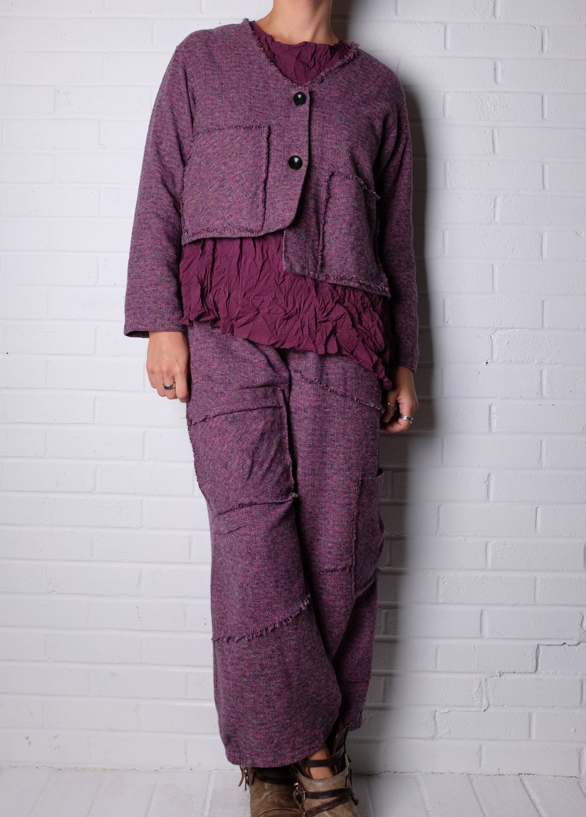 Bodil Pants in Mulberry
