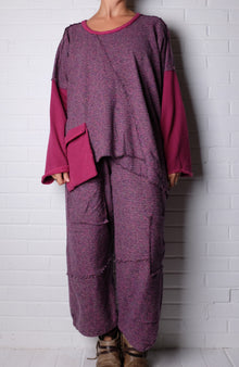  Bodil Diagonal Top in Mulberry