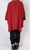 Cutloose One Size 3/4 Sleeve Cowl in Mini Check (Multiple Colors)