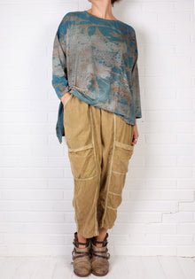  Krista Larson Seamed Joggers in Goldenrod Corduroy