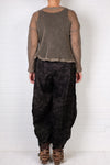 Krista Larson Crop Cotton Fishnet Tee (Two Colors)