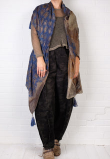  Krista Larson Fringe Shawl in Folklore Silk/Cotton