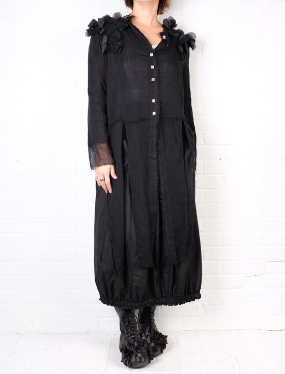 Loyko Butterfly Button Up Shirt/Duster