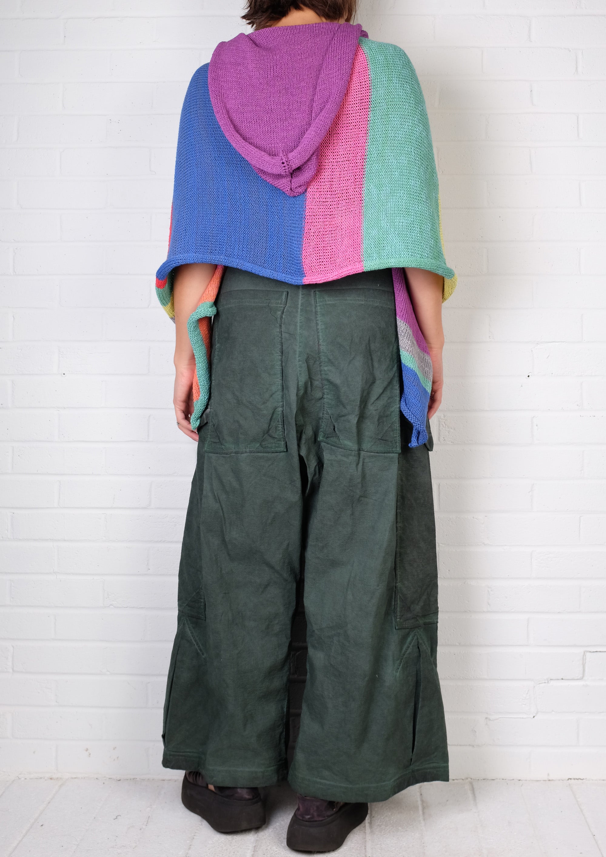 Paper Temples Cape Sweater in Multi