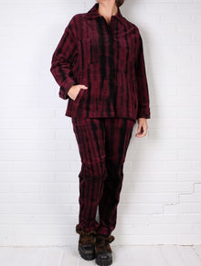  Mieko Mintz Corduroy Shibori Tie Dye Workers Jacket