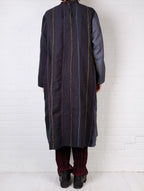 Mieko Mintz Jewel Woven Kantha Kaftan Coat