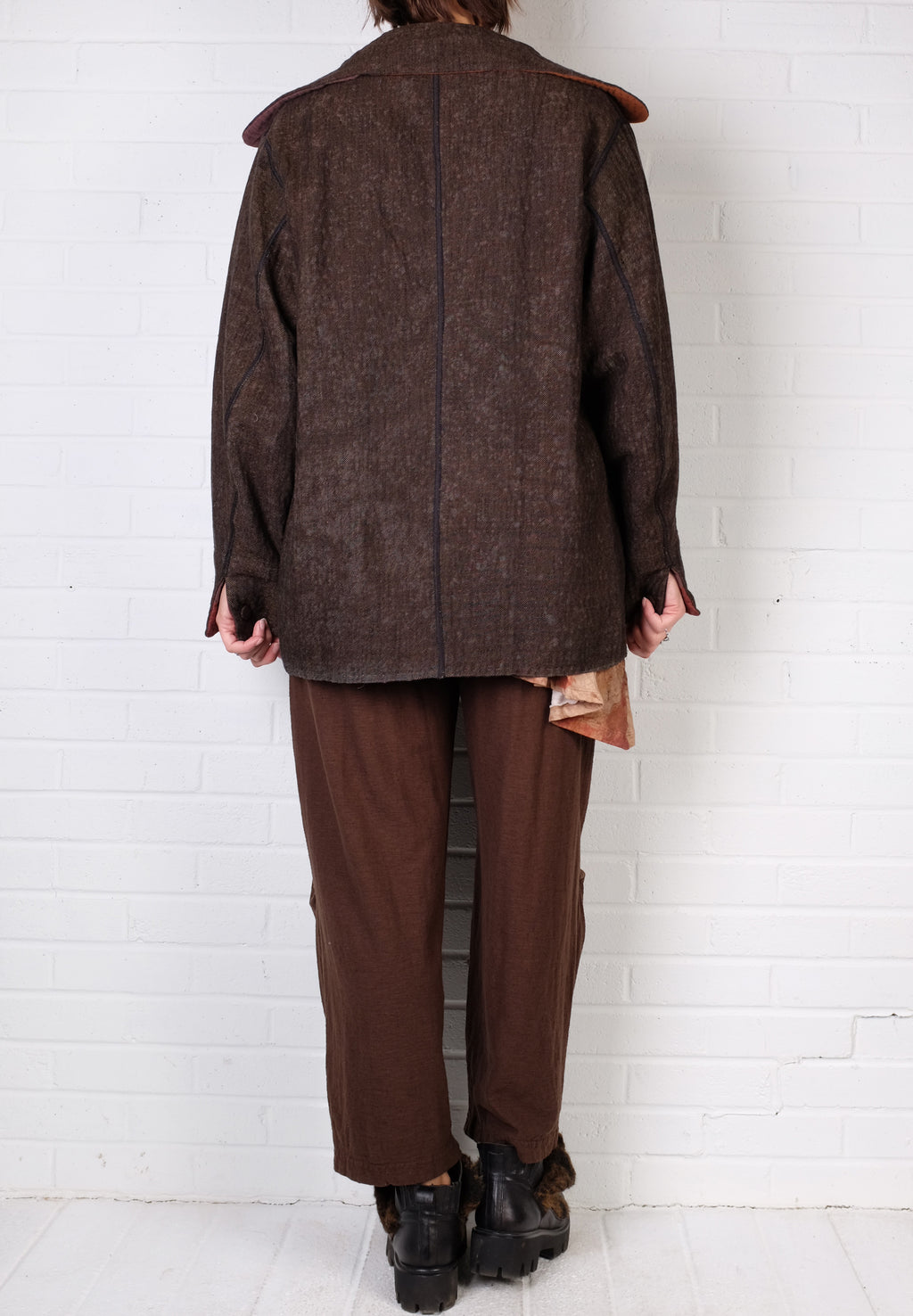 Mieko Mintz Denim Sun-Dye Kantha Pea Cot