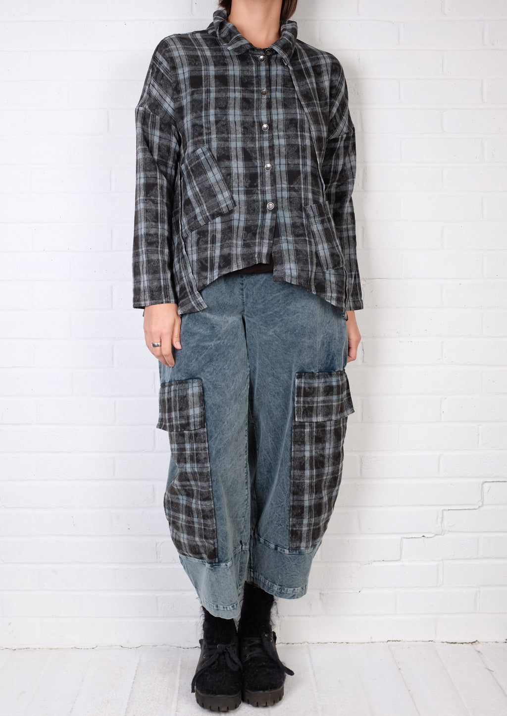 Beau Jours Mara Shirt in Tide