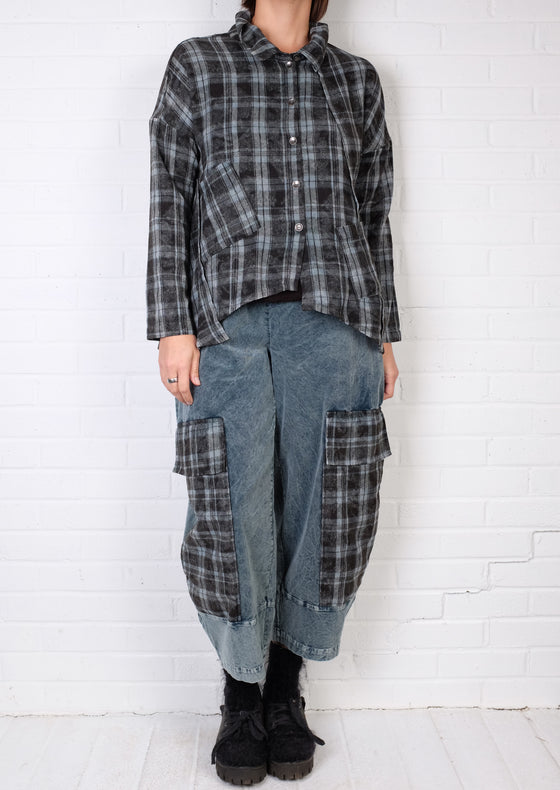 Beau Jours Mara Shirt in Tide