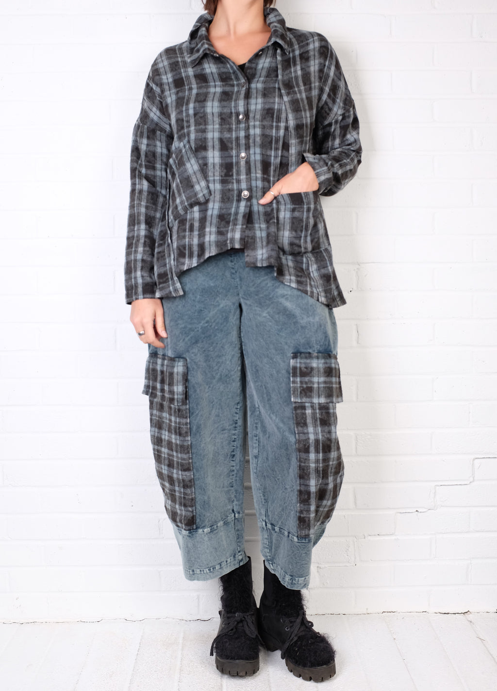 Beau Jours Mara Shirt in Tide