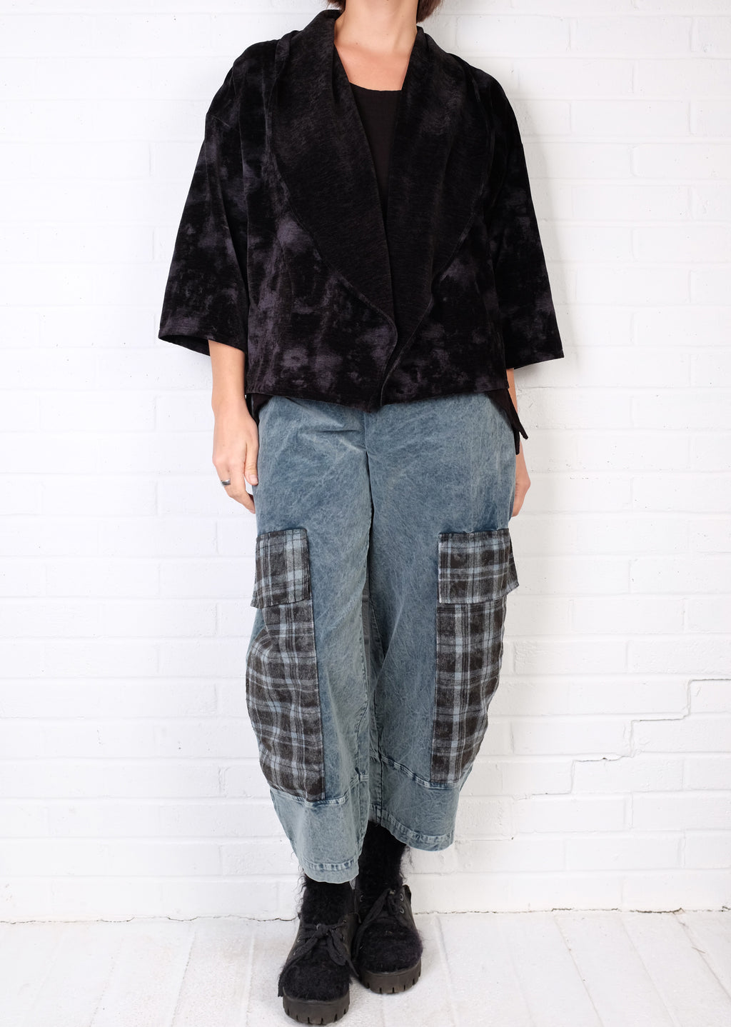 Beau Jours Joy Corduroy Mix Pant in Tide