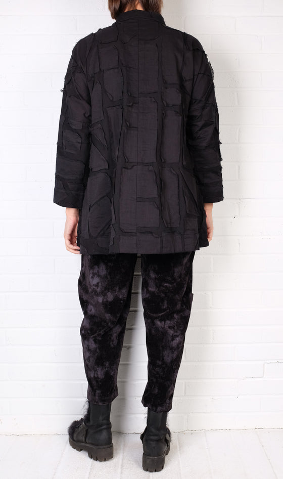 mSquare Swing Shirt in Black Patch