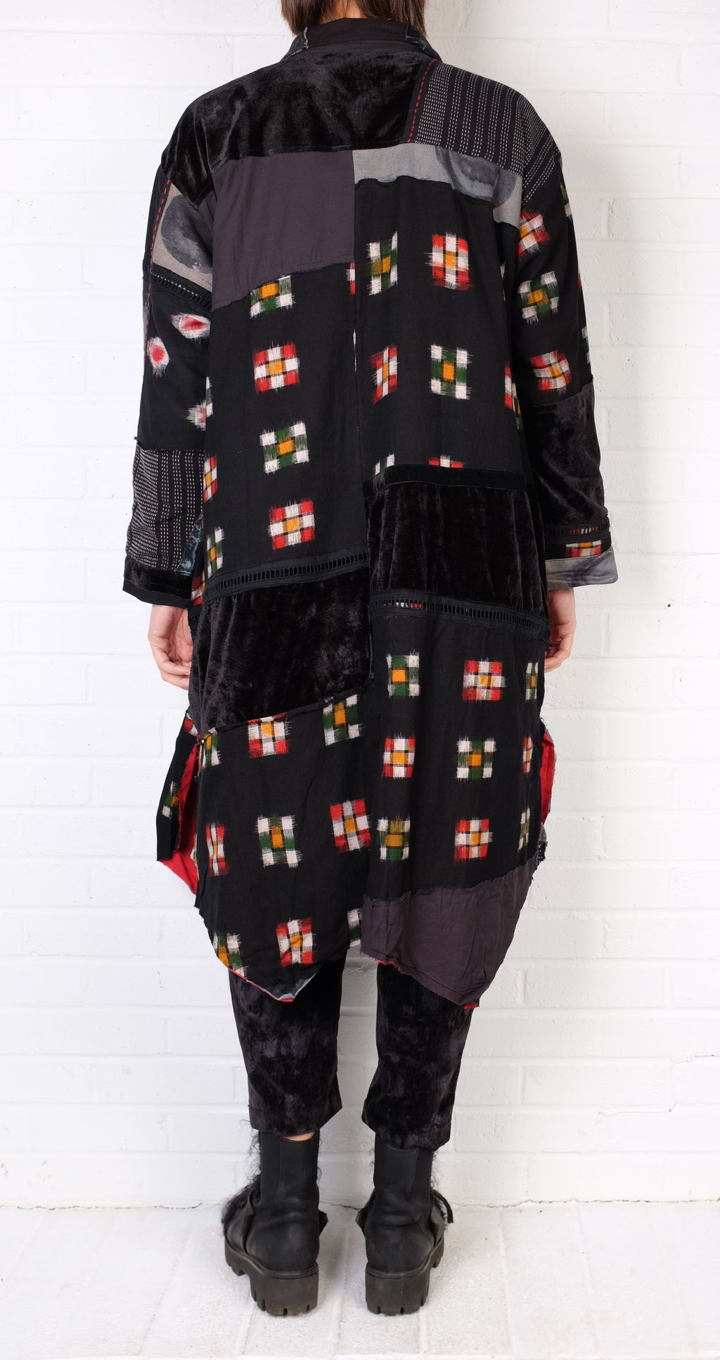 mSquare Plot Patch Jacket/Duster
