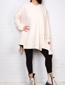  Bodil Pocket Top in Cream