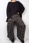 Dress To Kill Green/Black Plaid Flannel Harem Pant
