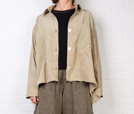 Dress To Kill Sage Dot 2 Pocket Jacket