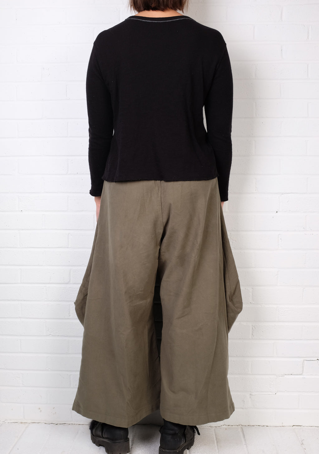 Gerties Double Layer Tee in Black
