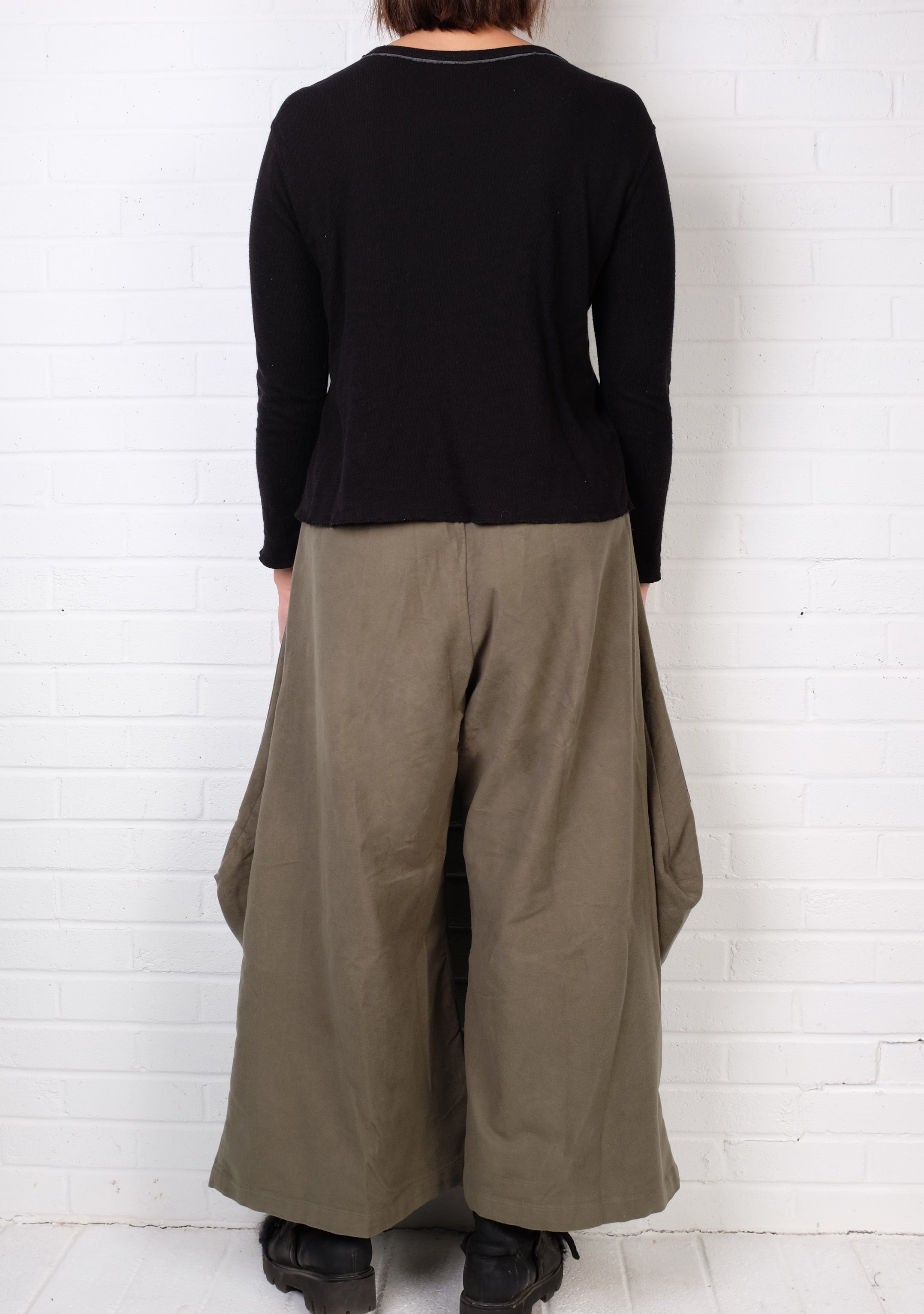Gerties Double Layer Tee in Black