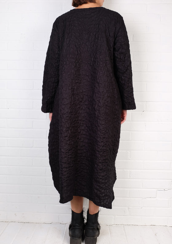 Dress To Kill Black Large Bubble Dot Glamour Dress