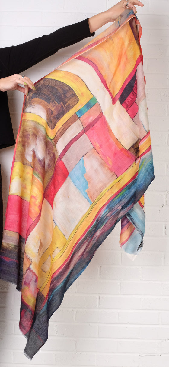 mSquare Cashmere Scarf (Multiple Colors)