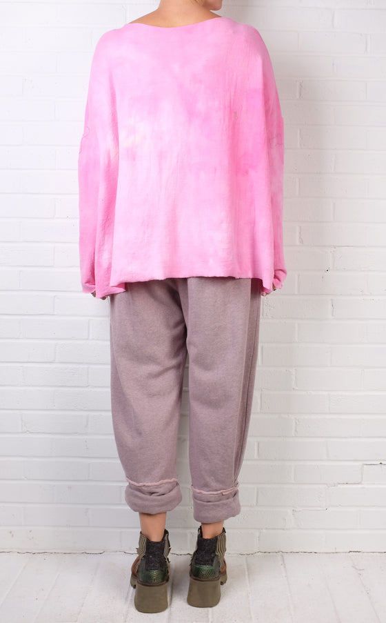 KQ Pink Print Cozy Top