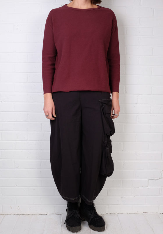 Gerties Beach Tee in Red Indigo