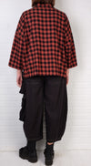 Gerties Big Shirt in Ginger Spice Check