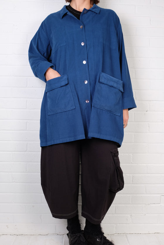 Gerties Four Pocket Jacket in North Sea Corduroy