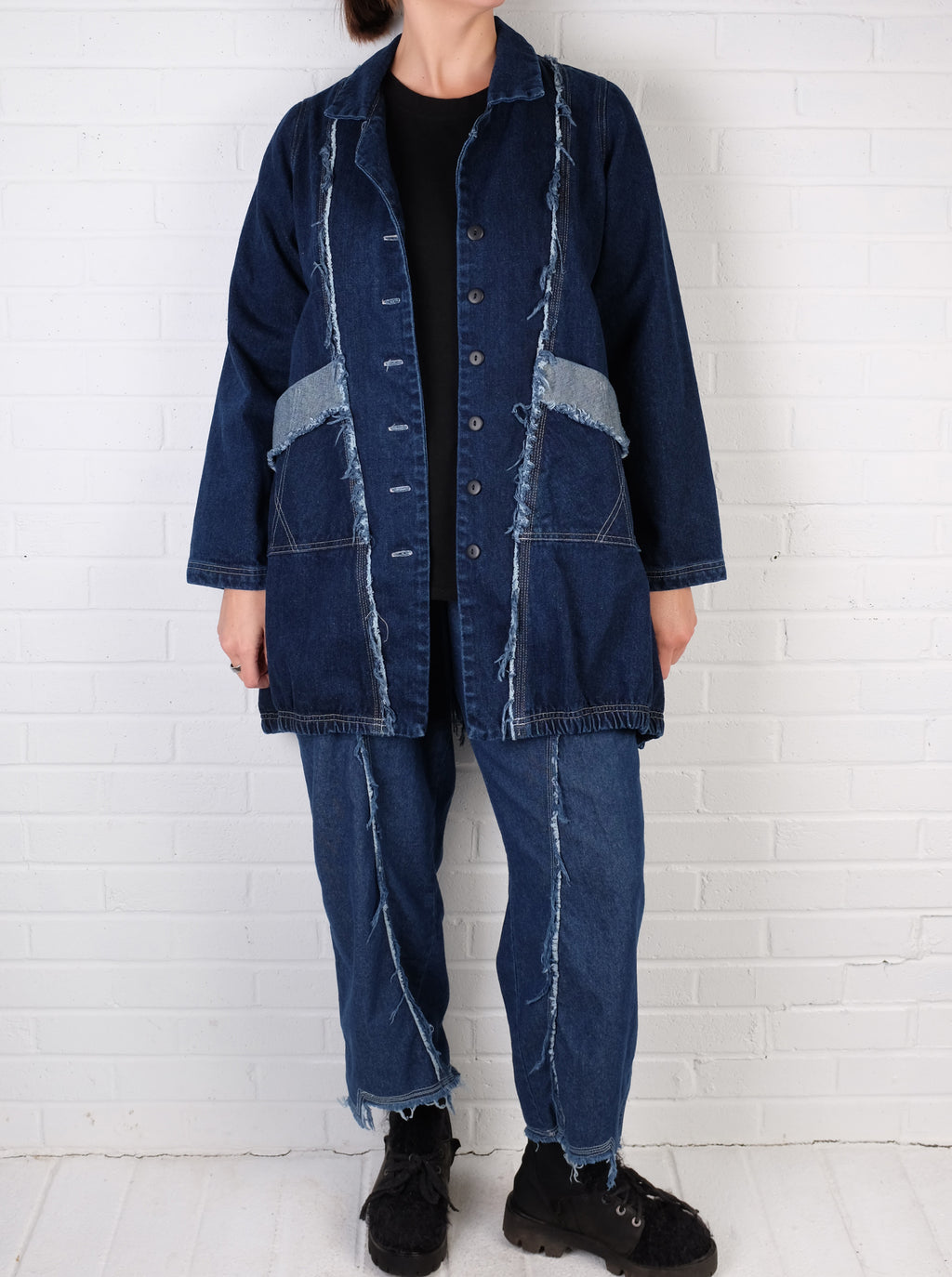 Cynthia Ashby Hinge Jacket in Classic Denim