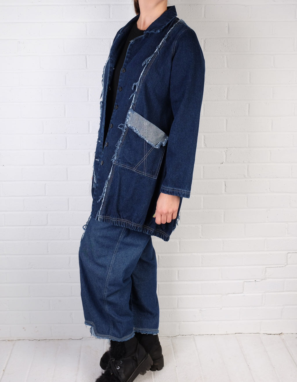 Cynthia Ashby Hinge Jacket in Classic Denim