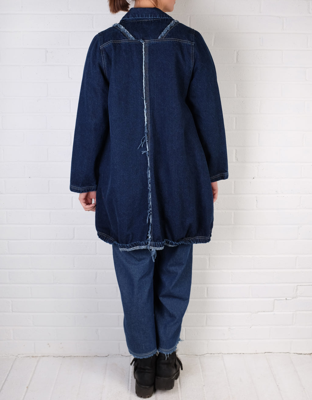 Cynthia Ashby Hinge Jacket in Classic Denim