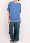 Cobalt Mesh Sleeve Tee