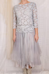 Robin Kaplan Tulle Garden Dress in Ice Blue