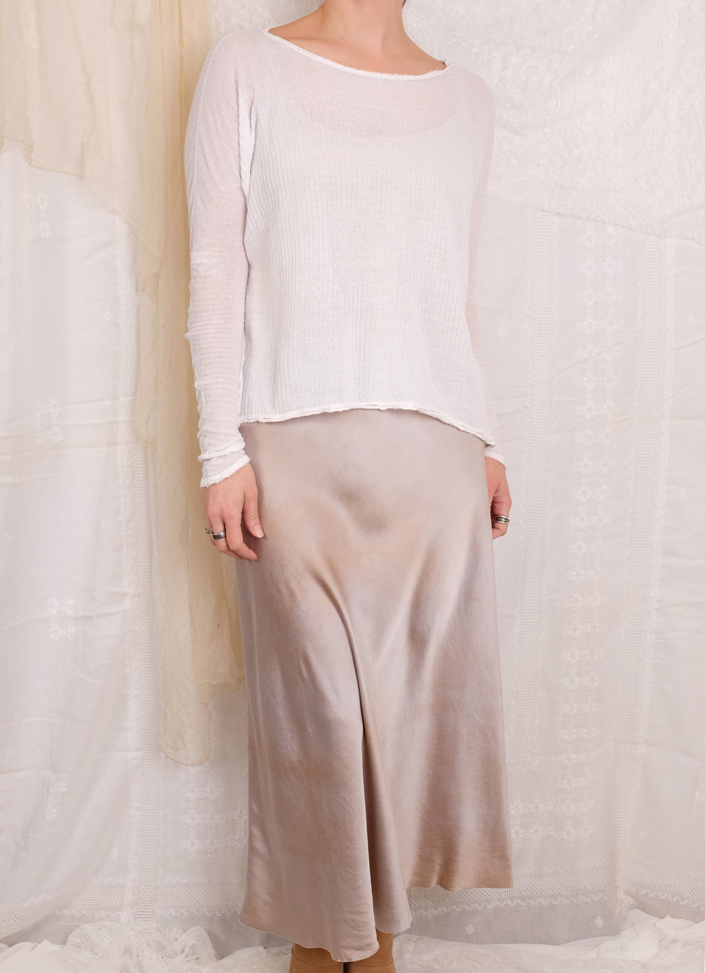 Robin Kaplan Italian Knit Tee (Two Colors)