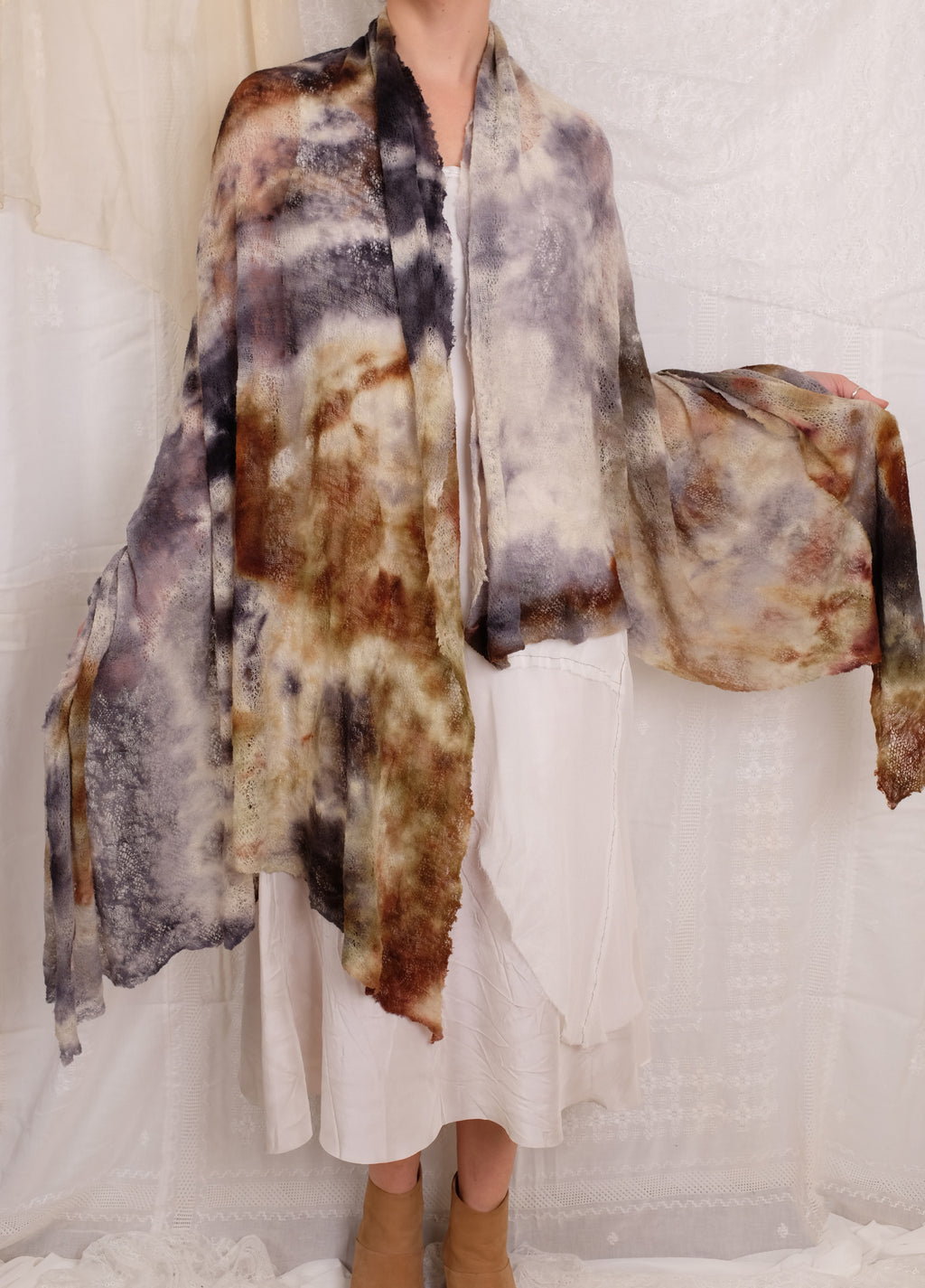 Robin Kaplan Wool Lace Shawl
