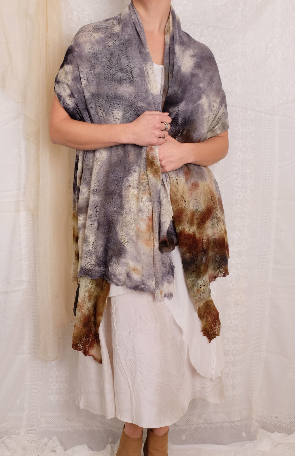 Robin Kaplan Wool Lace Shawl