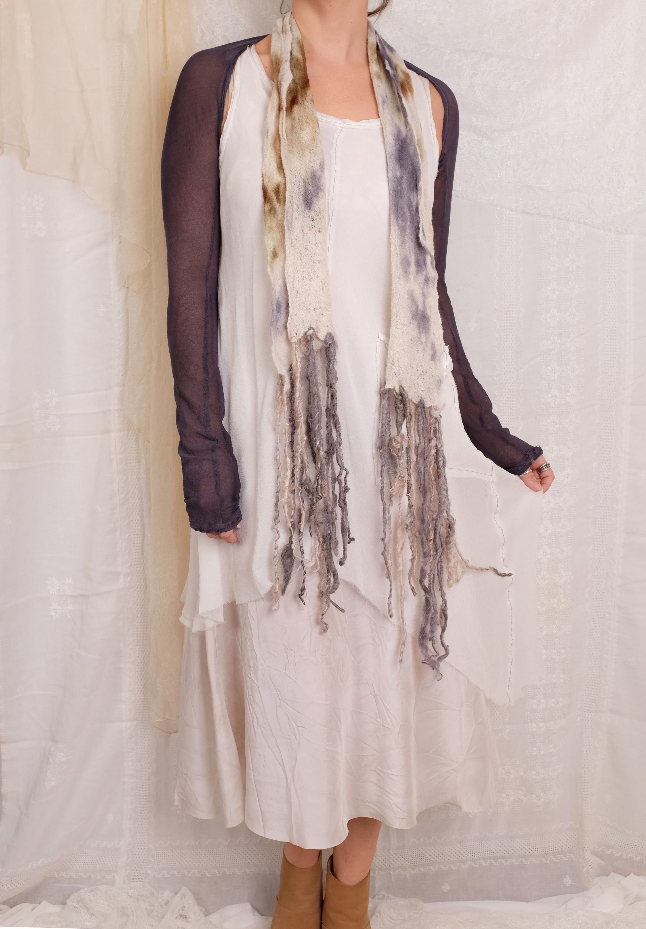 Robin Kaplan Wool Lace Scarf