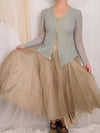 Robin Kaplan Tulle Garden Dress in Sage