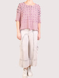 Paper Temples Wally Sweater in Mauve Dot