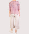 Paper Temples Wally Sweater in Mauve Dot