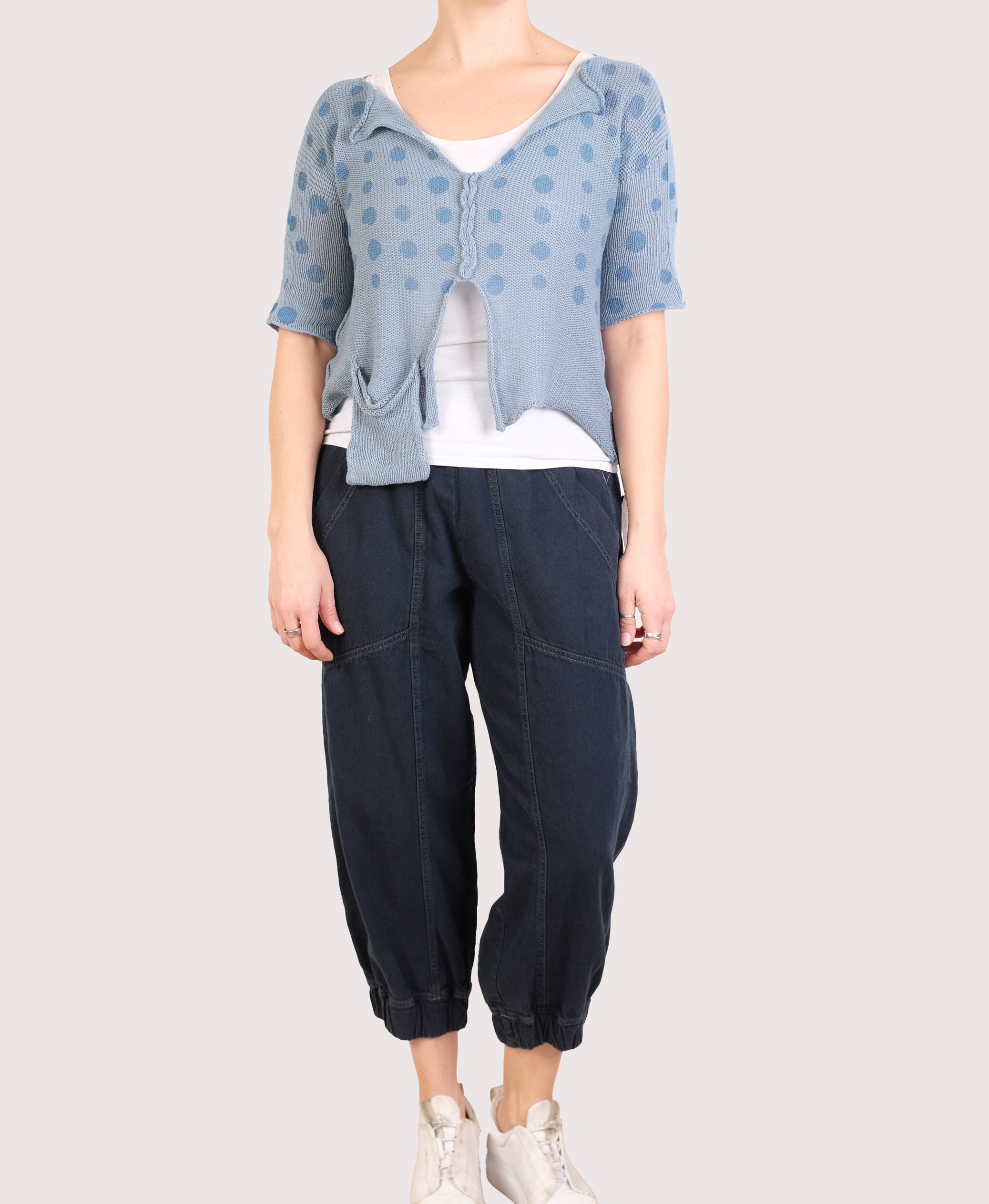 Paper Temples Zelda Topper in Tidal Dot