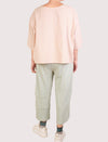 KQ One Size Peach Gingham Top