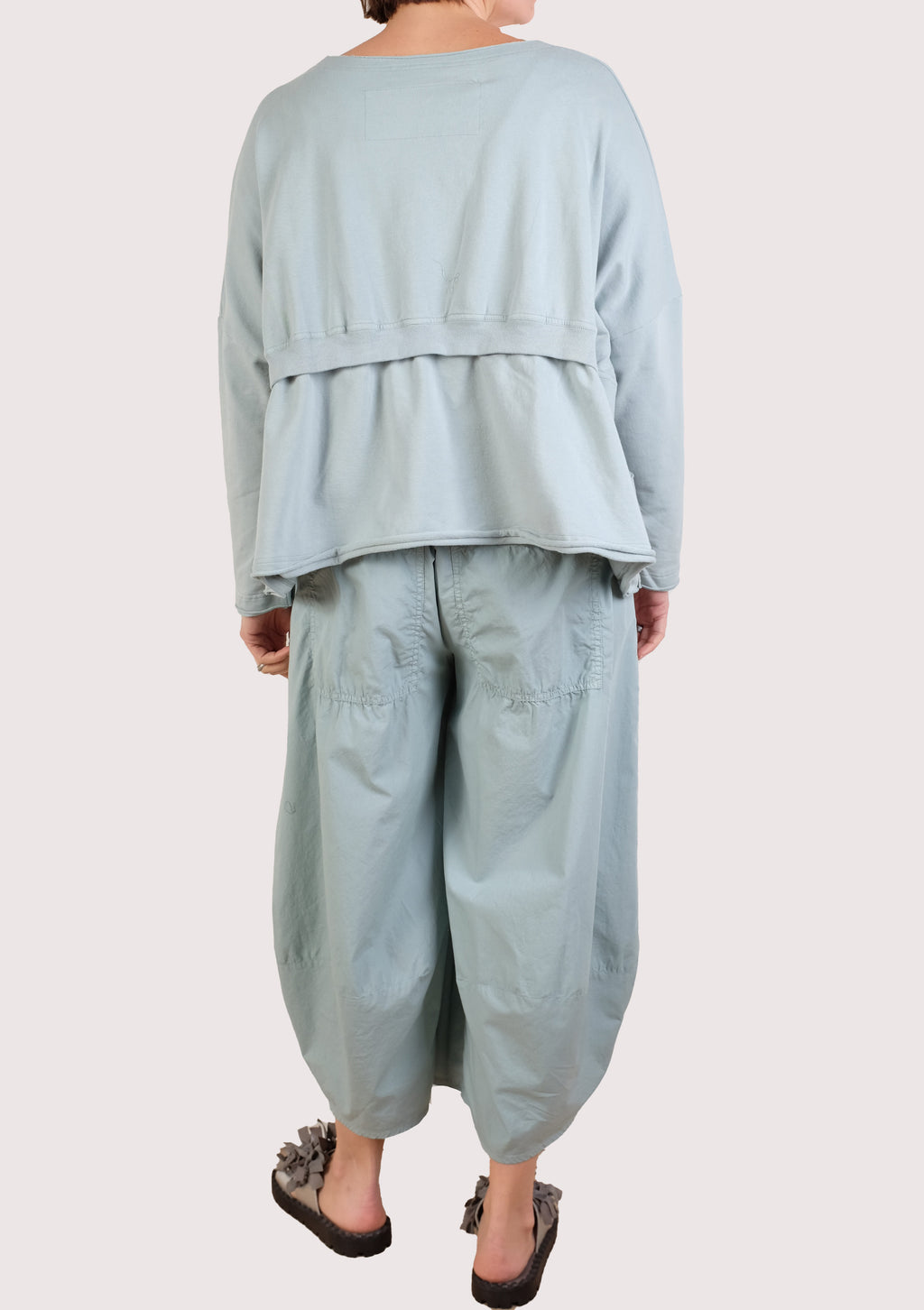 Rundholz Black Label Cotton Ruched Mint Pants